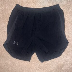 Under Armour running shorts, size L